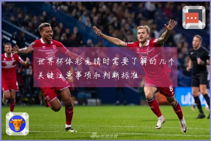 世界杯体彩竞猜时需要了解的几个关键注意事项和判断标准