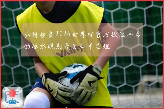 如何检查2026世界杯官方投注平台的返水规则是否公平合理