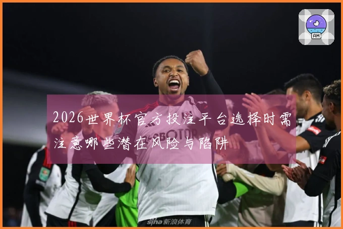 2026世界杯官方投注平台选择时需注意哪些潜在风险与陷阱